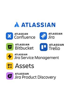Atlassian services logos