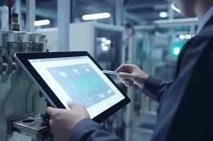 teknikko-johtaja-teollisuusinsinööri-kustannuslaskenta-robotiikka-valvontajärjestelmä-ohjelmisto-kuvake